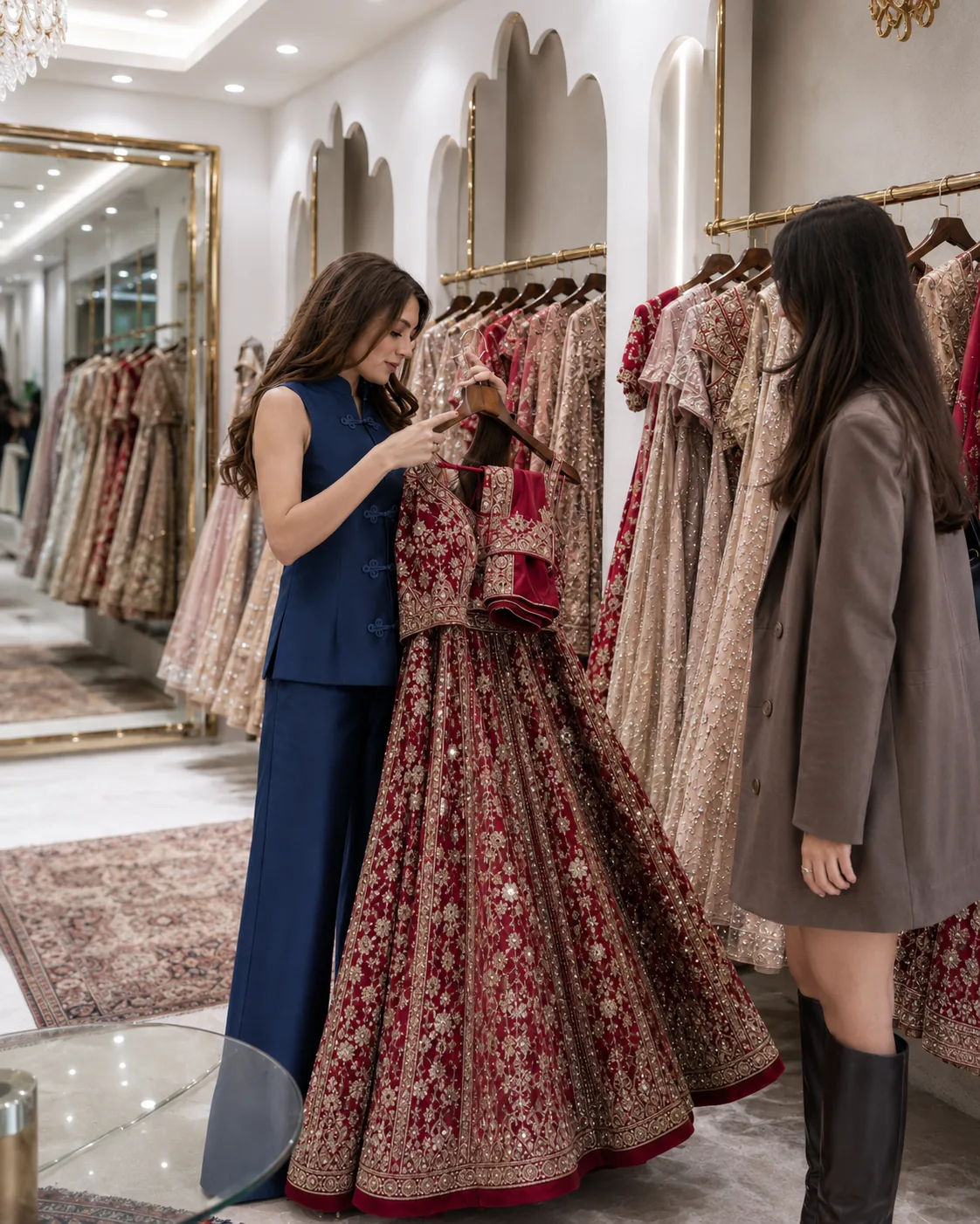 Mehrauli finds for the perfect pink Haldi look